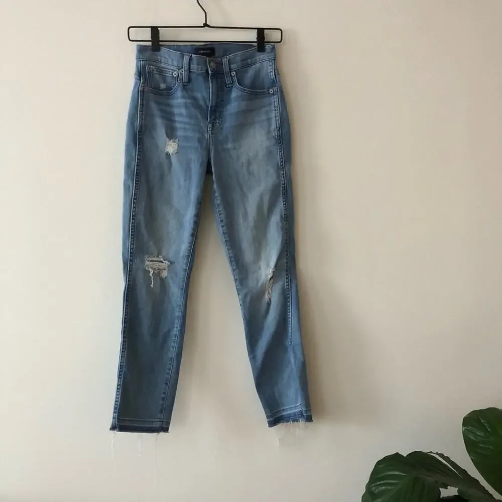 J. Crew Vintage Straight Jeans with Released Hem